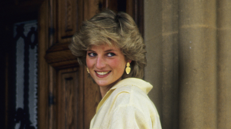 Princess Diana attending an event