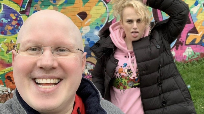 Rebel Wilson with Matt Lucas