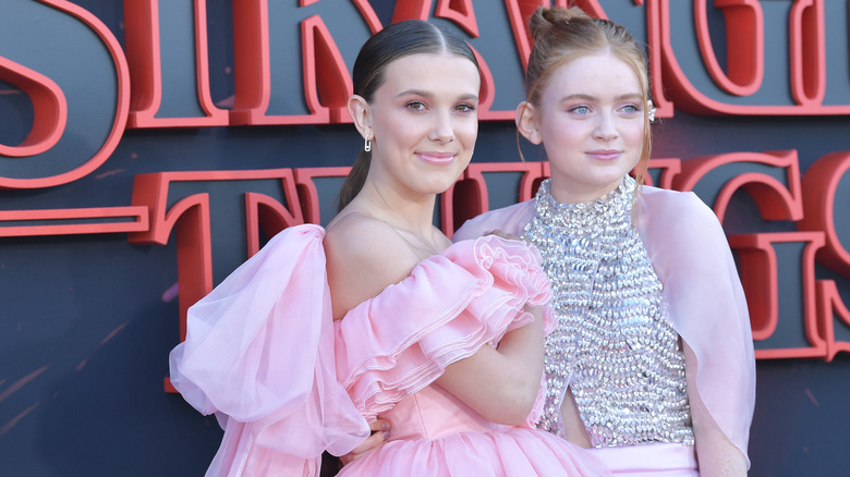 Millie Bobby Brown and Sadie Sink