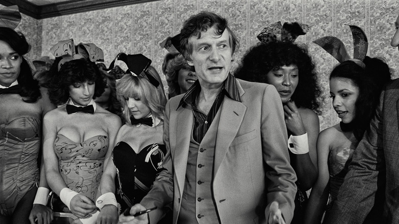 Hugh Hefner and Playboy Bunnies