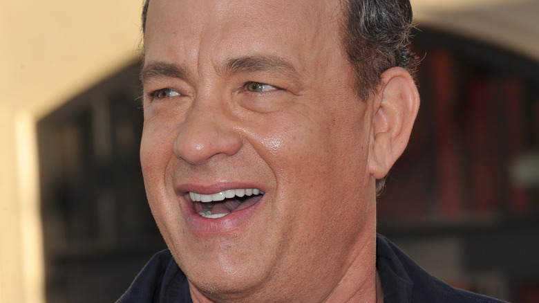 Tom Hanks laughing