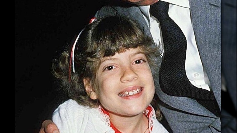 Tori Spelling as a young girl