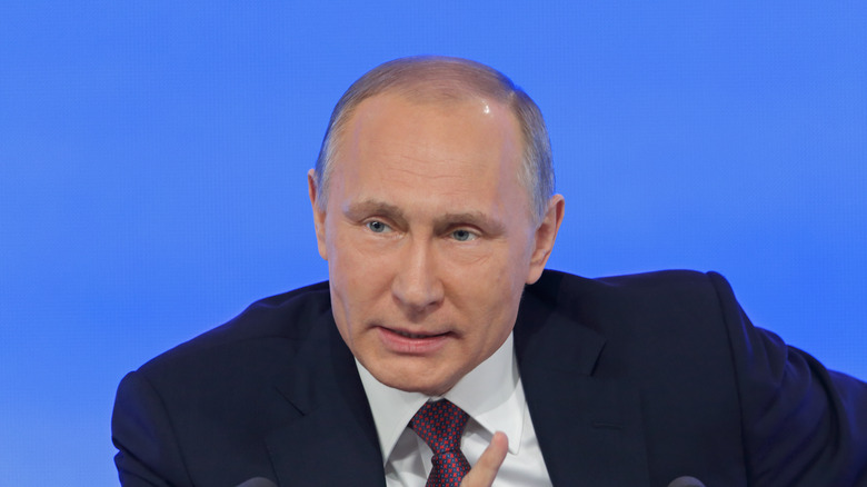 Vladimir Putin speaking