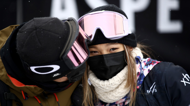 Chloe Kim and Evan Berle, 2021