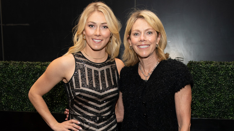 Mikaela Shiffrin with mom Eileen