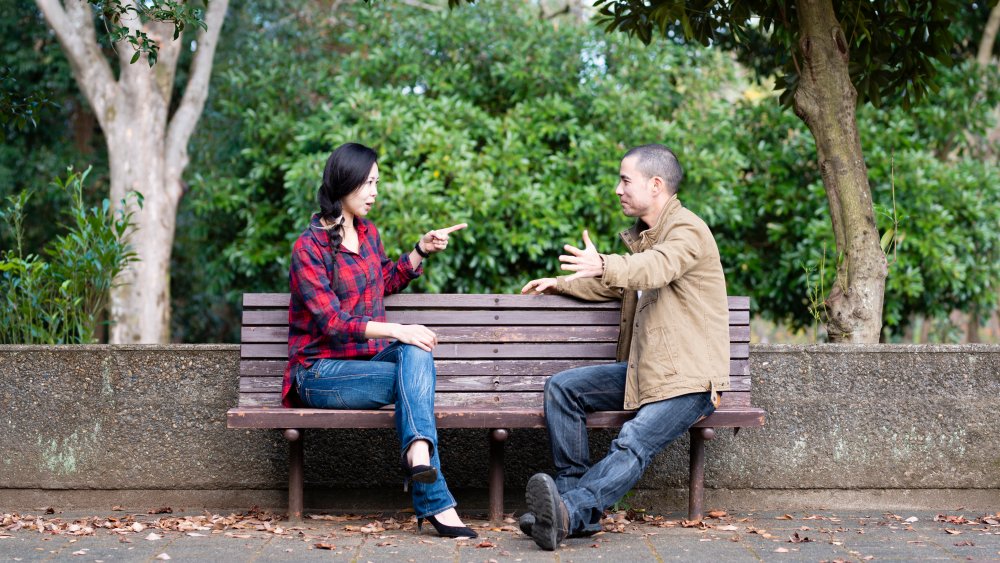 Couple fighting