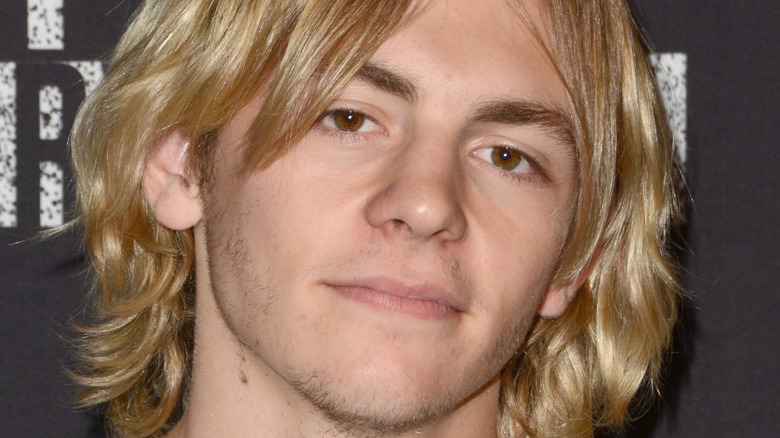 Ross Lynch slightly smiling