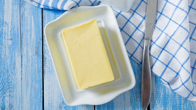 butter in a container