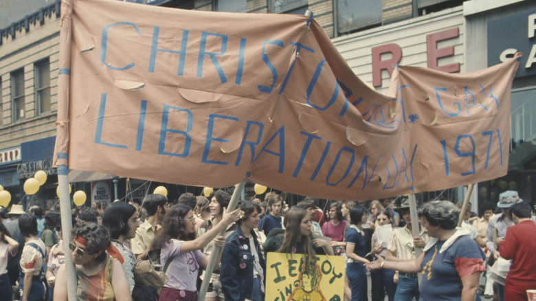 The 1971 Christopher Street Gay Liberation Parade