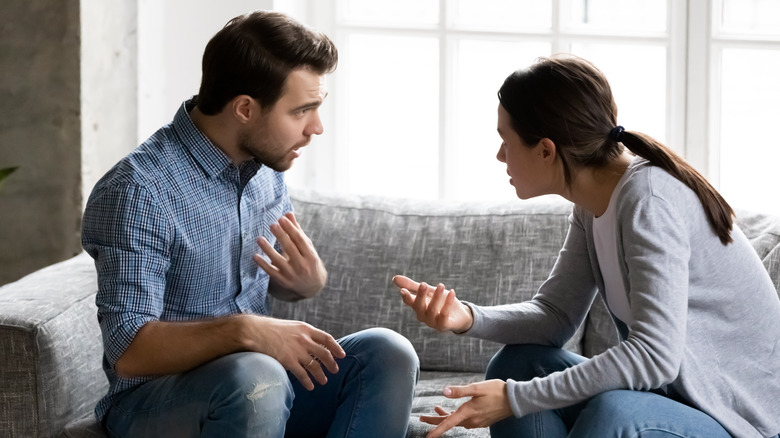 couple having disagreement 