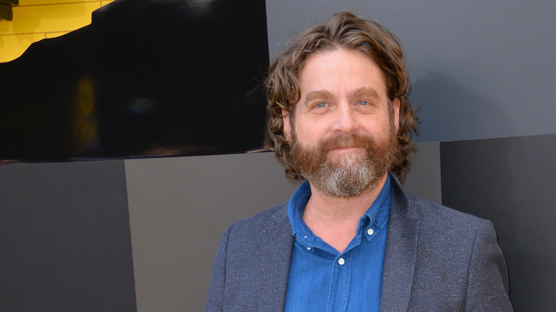 Zach Galifianakis smiling 