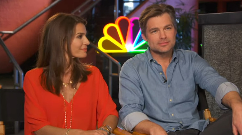 Daniel Cosgrove and Kristian Alfonso during an interview