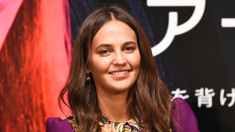 Alicia Vikander at an Earthquake Bird event in Tokyo, Japan