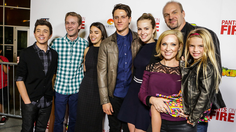 The cast of "Good Luck Charlie" at the premiere of "Pants on Fire"