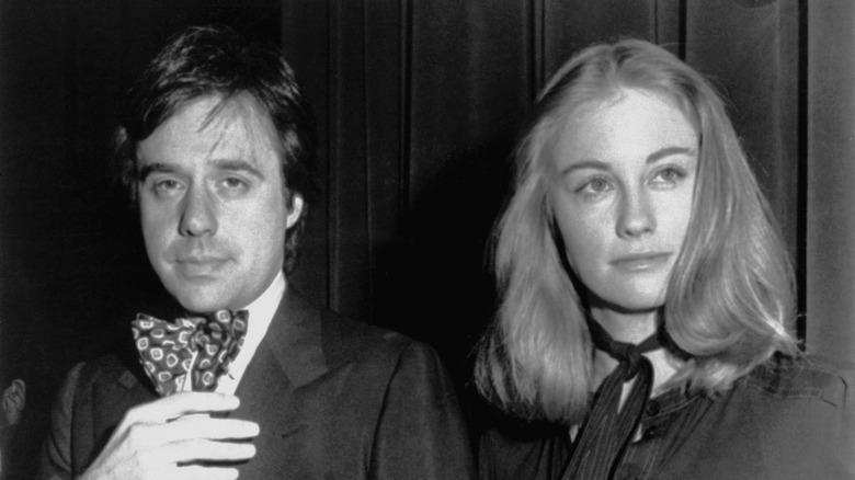 Peter Bogdanovich and Cybill Shepherd standing together