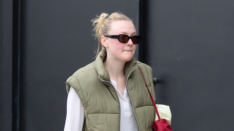 Dakota Fanning walking 