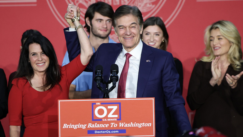 Dr. Oz and Lisa Oz Pennsylvania senate rally