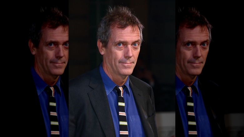 Hugh Laurie wearing a suit at the 2012 VIP screening of "Skyfall" in London.