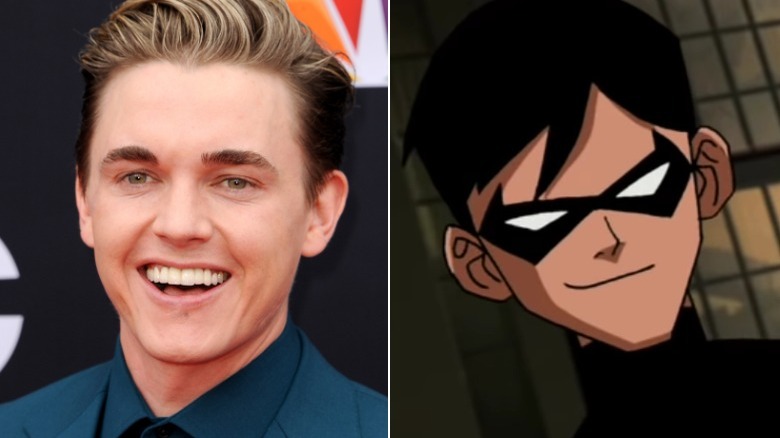 Jesse McCartney and Robin from "Young Justice"
