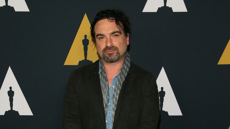 Johnny Galecki at a premiere for an HBO series in 2019