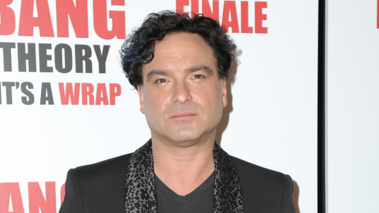 Johnny Galecki at a press event at The Big Bang Theory wrap