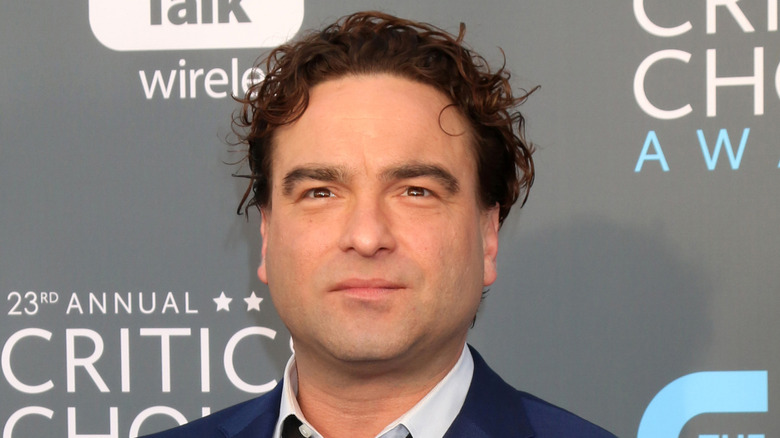 Johnny Galecki smiling without glasses at 23rd Annual Critics Award