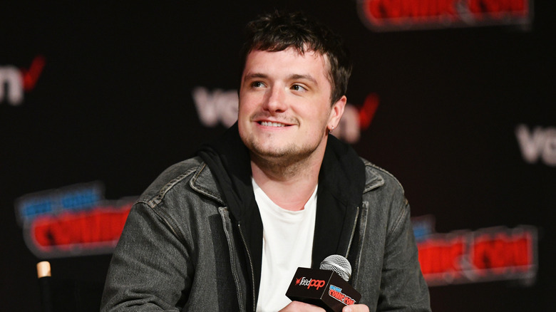 Josh Hutcherson at "Future Man" press tour