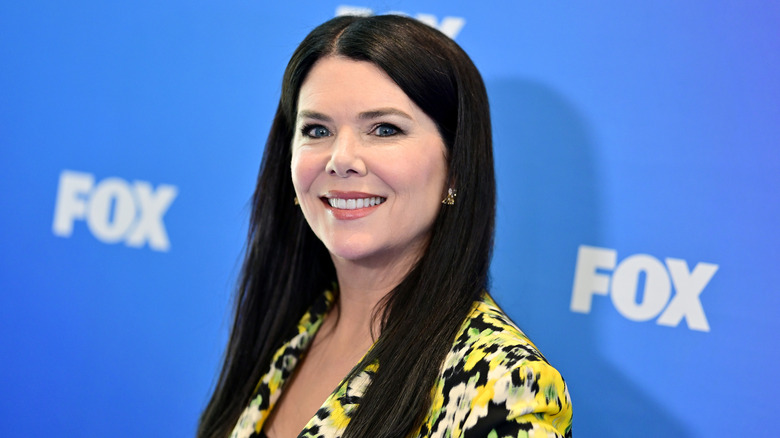 Lauren Graham smiling at the Fox Upfronts