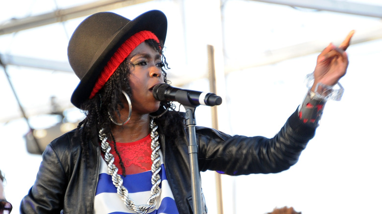 Lauryn Hill performing at Coachella