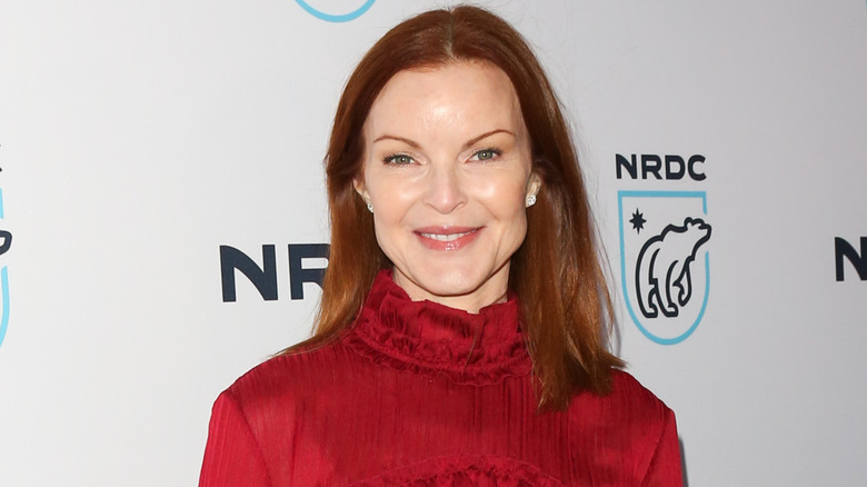 Marcia Cross attending a benefit