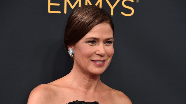 Maura Tierney at the Emmy's in 2016