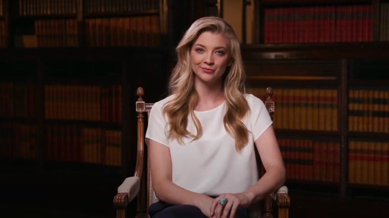 Natalie Dormer promoting Harry Potter: A History of Magic