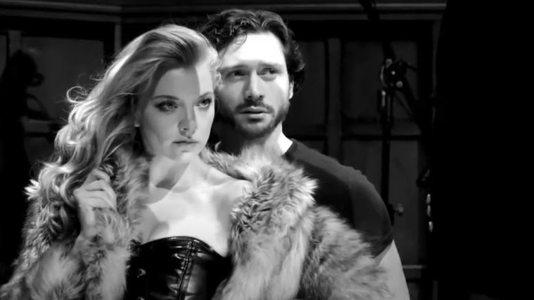 Natalie Dormer and David Oakes in Venus in Fur