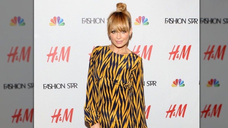 Nicole Richie posing at a fashion event