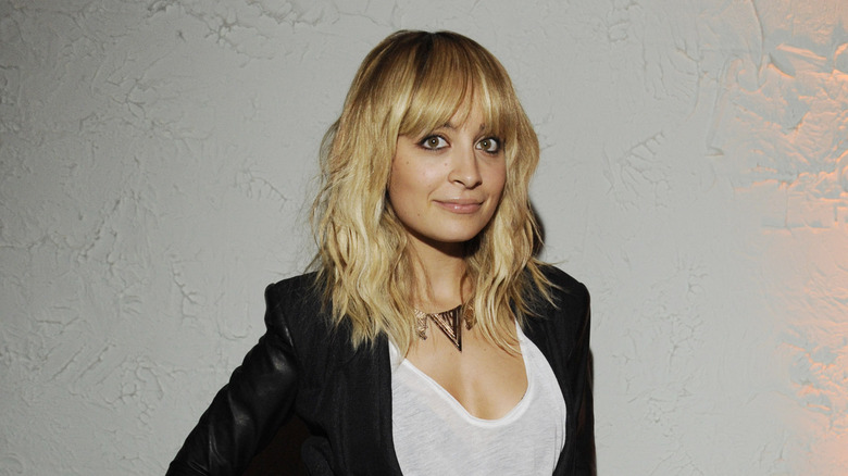 Nicole Richie smiling at Pressed opening