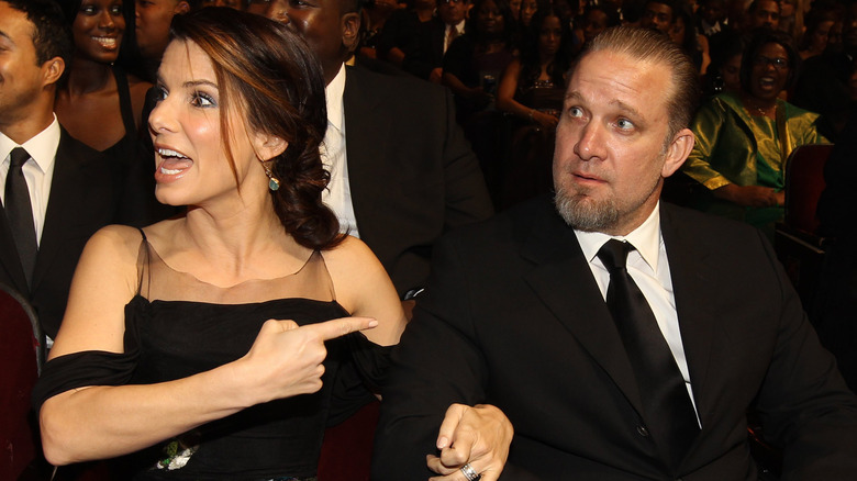 Sandra Bullock and Jesse James attending the 41st NAACP Image Awards in Los Angeles, 2010.