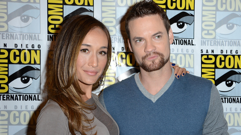 Maggie Q and Shane West at ComicCon