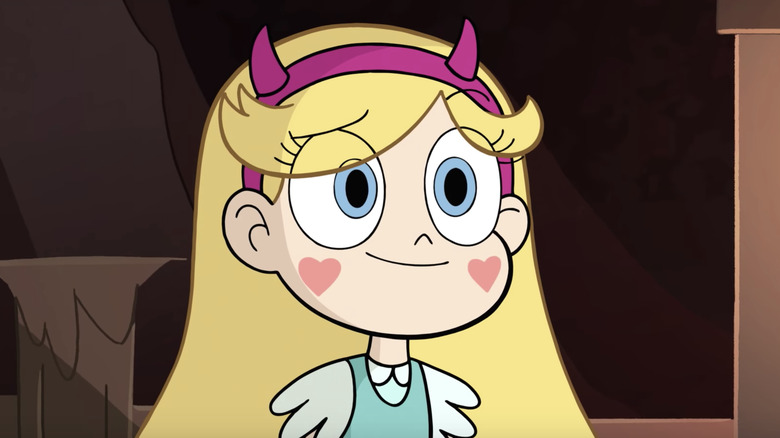 Star vs. The Forces of Evil character Star, who is voiced by Eden Sher (aka Sue from The Middle)