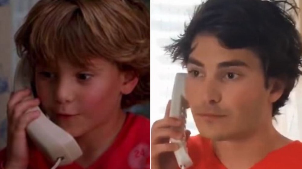 Split image of Blake Woodruff in Cheaper by the Dozen and now