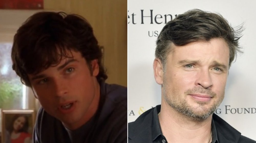 Split image of Tom Welling in Cheaper by the Dozen and now