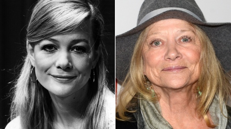 Judy Geeson then, now