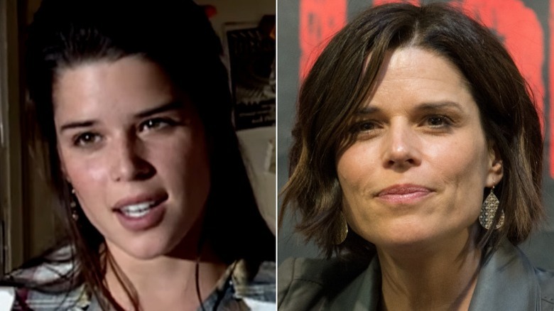 Neve Campbell then, now