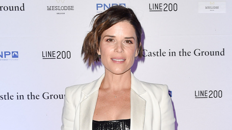 Neve Campbell smiling