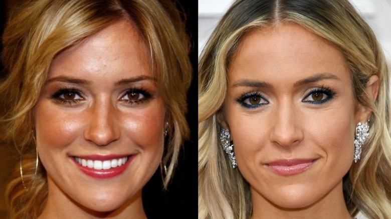 Kristin Cavallari posing, then and now