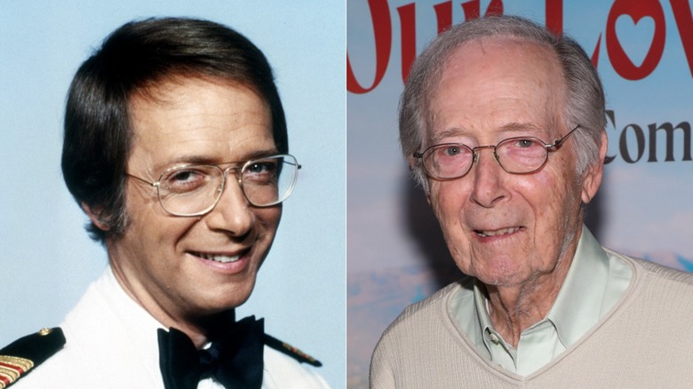 (Left) Bernie Kopell on The Love Boat & (Right) Bernie Kopell at a film premiere in 2023