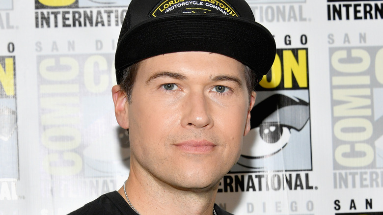 Nick Zano wearing black hat