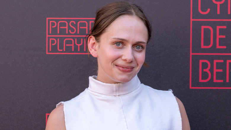 Tessa Albertson smiling at the Pasadena Playhouse