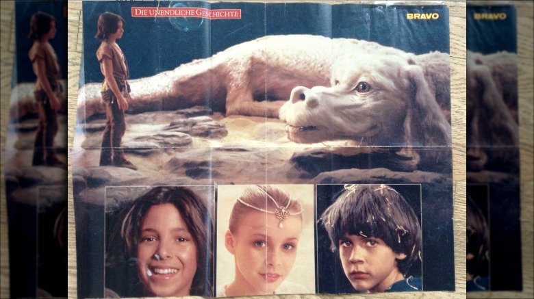 Tami Stronach as the Childlike Empress from The NeverEnding Story on a poster