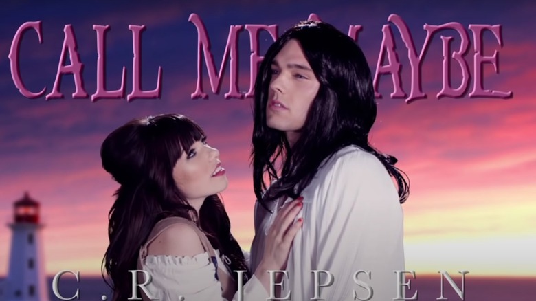 Carly Rae Jepsen and Holden Nowell in Cal Me Maybe Video