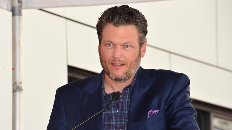 Blake Shelton at Hollywood Walk of Fame ceremony 